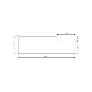 Design Pine Primed Finger Jointed F/J H3 Door Jamb 138 X 42mm 5.4m