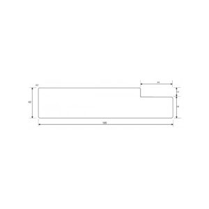 Design Pine Primed Finger Jointed F/J H3 Door Jamb 185 X 42mm 5.4m