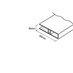 Laserlite Multiwall Edge Bar Aluminium M