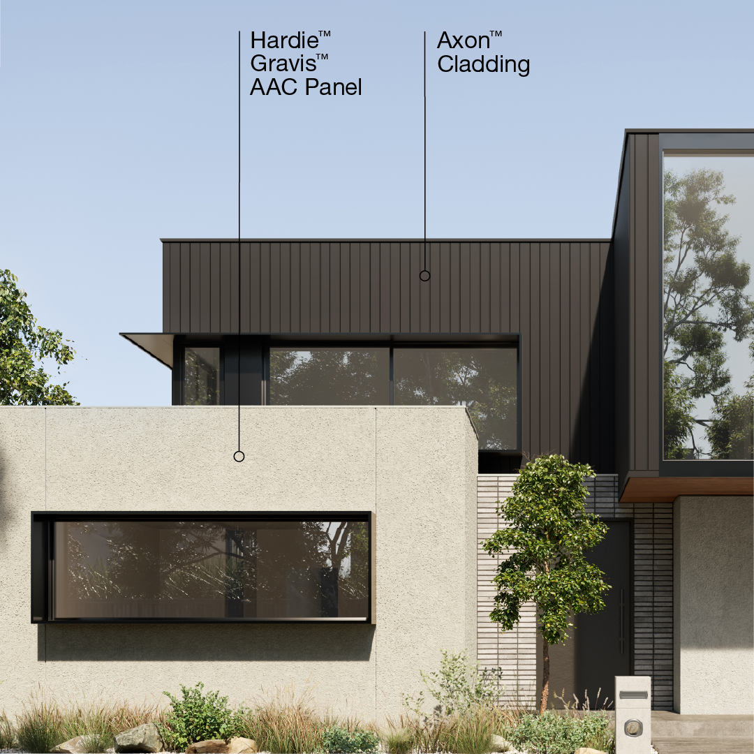 Hardie Gravis Panel Wall