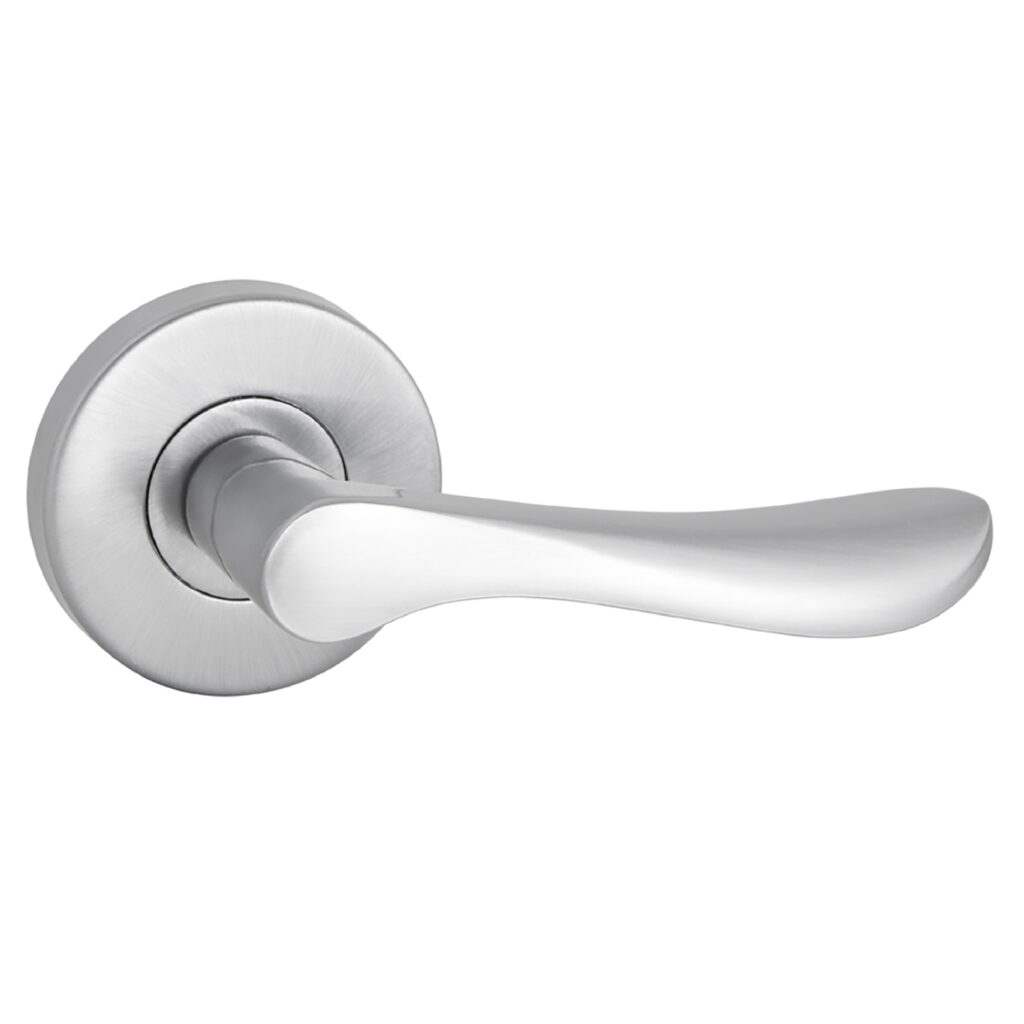 Gainsborough Choice Florence Passage Lever Set – Satin Chrome