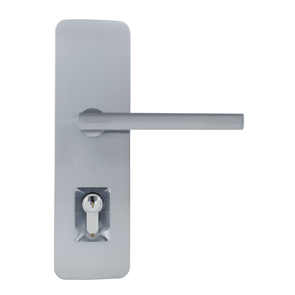 Gainsborough Trilock Cove Lianna Entrance Set – Satin Chrome